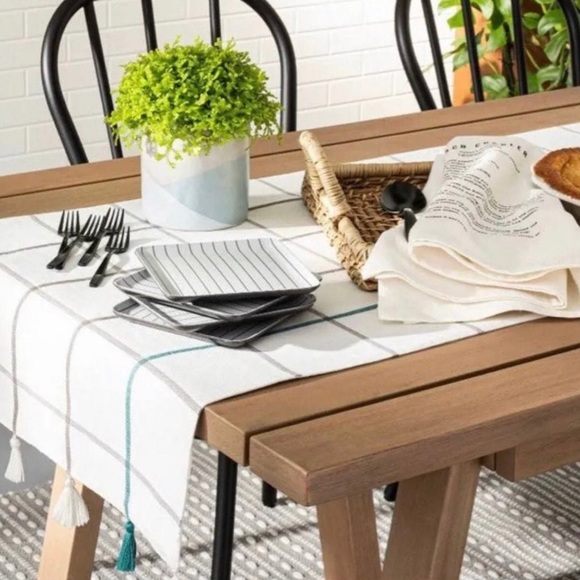 Hearth and Hand with Magnolia Oversized Table Runner - Picture 5 of 5